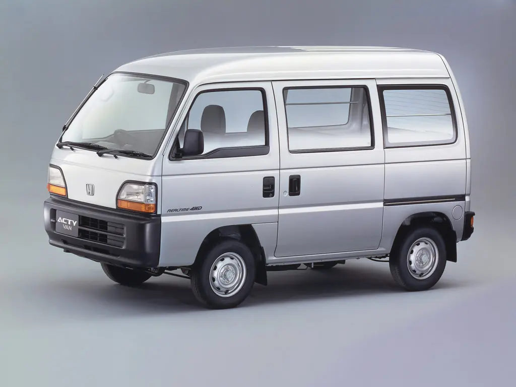 Honda Acty (HH3, HH4) 2 поколение, 2-й рестайлинг, минивэн (01.1994 - 04.1999)